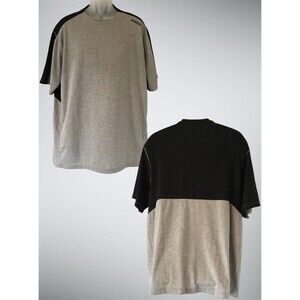 Reebok Men’s Short Sleeve Crew Neck T-Shirt Gray & Black Size 3XL